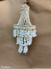 CHANDELIER JELLYFISH WITH WHITE BUBBLES